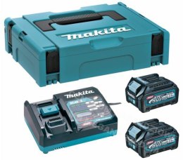 MAKITA ZESTAW ZASILAJĄCY 40V XGT (BL4025x2+DC40RA) MAKPAC