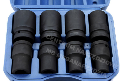 Zestaw nasadek udarowych 3/4" 17-32mm 8 szt. Zestaw nasadek udarowych 3/4" 17-32mm 8 szt.