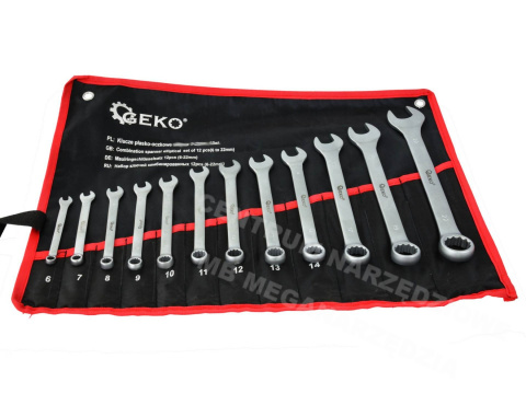ZESTAW KLUCZY 6-22mm KLUCZE PŁASKO OCZKOWE 12szt ZESTAW KLUCZY 6-22mm KLUCZE PŁASKO OCZKOWE 12szt