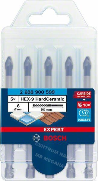 BOSCH WIERTŁO HEX-9 HARD CERAMIC ZESTAW 5szt. (5x6mm) EXPERT BOSCH WIERTŁO HEX-9 HARD CERAMIC ZESTAW 5szt. (5x6mm) EXPERT