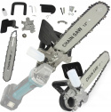 Guide with handle, chainsaw adapter for 12" CAT angle grinder