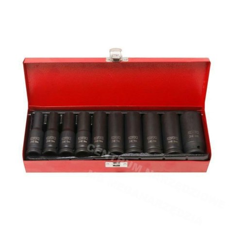 ROCKFORCE NASADKI UDAROWE DŁUGIE 10szt.1/2" 10-24mm /WALIZKA ROCKFORCE NASADKI UDAROWE DŁUGIE 10szt.1/2" 10-24mm /WALIZKA