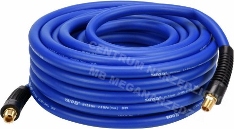 YATO Przewód / Wąż Pneumatyczny Hybrydowy 1/2" 20m Końcówki G3/8" YATO Przewód / Wąż Pneumatyczny Hybrydowy 1/2" 20m Końcówki G3/8"