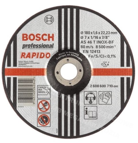 BOSCH TARCZA MET.230mm x 1,9mm x 22mm EXPERT FOR INOX