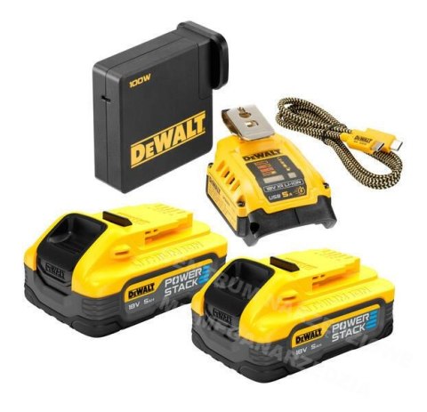 DEWALT Adapter / zestaw do ładowania 5A DEWALT Adapter / zestaw do ładowania 5A