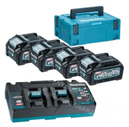 MAKITA ZESTAW ZASILAJĄCY 40V XGT (BL4040Fx4+DC40RB)