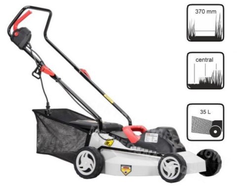 NAC KOSIARKA ELEKTRYCZNA 1500W 37cm LE15-37-PB-S NAC KOSIARKA ELEKTRYCZNA 1500W 37cm LE15-37-PB-S