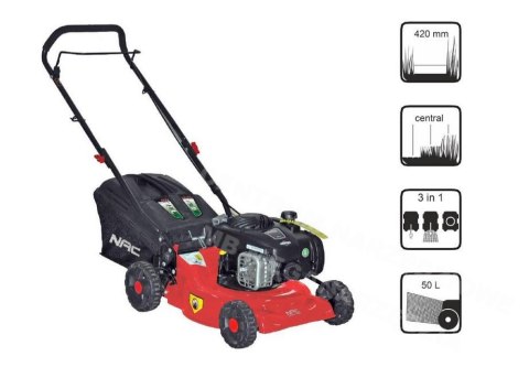 NAC KOSIARKA SPALINOWA BEZ NAPĘDU 42cm BRIGGS & STRATTON 125cc LP42-450E NAC KOSIARKA SPALINOWA BEZ NAPĘDU 42cm BRIGGS & STRATTON 125cc LP42-450E