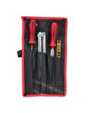 AWTOOLS ZESTAW DO OSTRZENIA ŁAŃCUCHA 4,5 mm 4 elementy