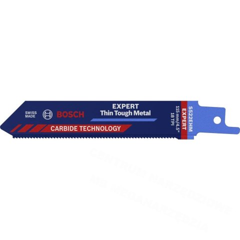 BOSCH BRZESZCZOT DO PIŁ SZABLASTYCH EXPERT S522EHM 115mm /1szt. BOSCH BRZESZCZOT DO PIŁ SZABLASTYCH EXPERT S522EHM 115mm /1szt.