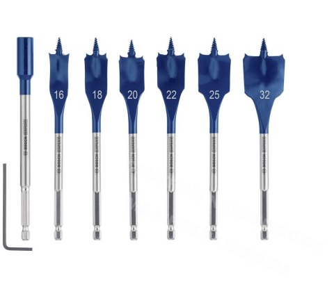 BOSCH WIERTŁO ŁOPATKOWE - KOMPLET 7szt. SELFCUT EXPERT BOSCH WIERTŁO ŁOPATKOWE - KOMPLET 7szt. SELFCUT EXPERT