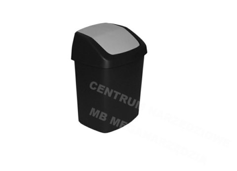 CURVER KOSZ NA ŚMIECI 10L /CZARNY/ SREBRNY CURVER KOSZ NA ŚMIECI 10L /CZARNY/ SREBRNY