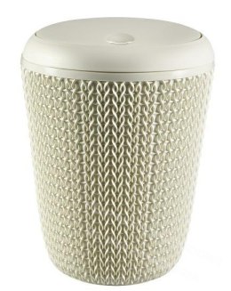 CURVER KOSZ NA ŚMIECI 6L KNIT 7L /KREMOWY