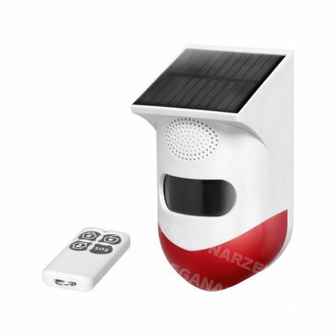 ORNO ALARM Z WBUD SYRENĄ BAT SŁONECZNA ORNO ALARM Z WBUD SYRENĄ BAT SŁONECZNA