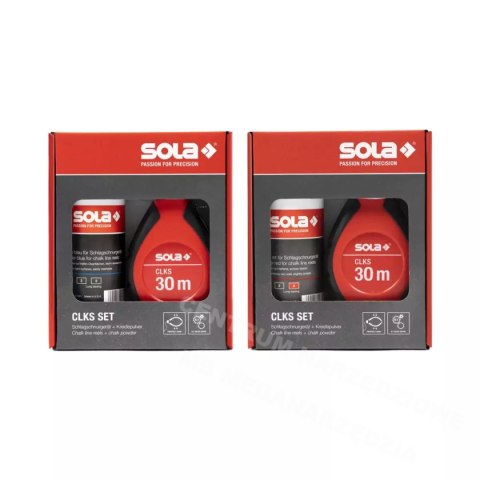 SOLA SZNUREK TRASERSKI 30m CLKS SET B + KREDA NIEBIESKA