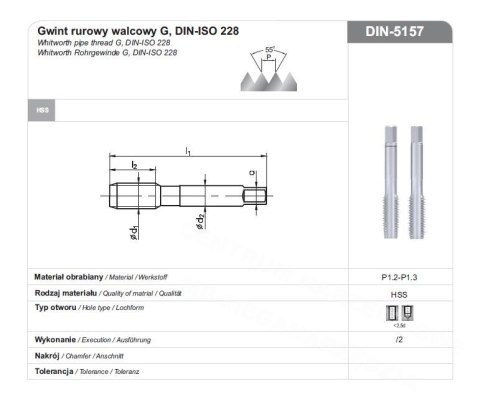 FANAR GWINTOWNIK G 1/8" NGRA/2 FANAR GWINTOWNIK G 1/8" NGRA/2