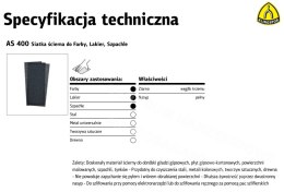 KLINGSPOR Siatka ścierna 115x280 mm granulacja 180