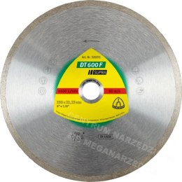 KLINGSPOR Tarcza diamentowa pełna 180mm x 1,6mm x 30/25,4mm DT600F do ceramiki