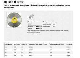 KLINGSPOR Tarcza diamentowa segmentowa 230mm X 2,3mm X 22,2mm Dt300u, Beton