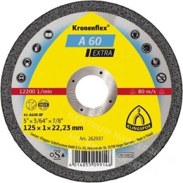 KLINGSPOR TARCZA DO CIĘCIA METALU 125mm x 1,0mm x 22,2mm A60 Extra