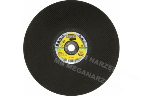 KLINGSPOR.Tarcza Met 350mm X 4,0mm X 25,4mm A624sx