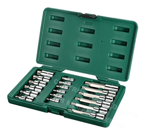 SATA Zestaw nasadek trzpieniowych bit 1/4" 1/2" TORX 18 szt SATA Zestaw nasadek trzpieniowych bit 1/4" 1/2" TORX 18 szt