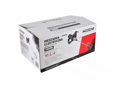 Mieszarka do cementu zapraw farb HOOZAR 1600W Mieszarka do cementu zapraw farb HOOZAR 1600W
