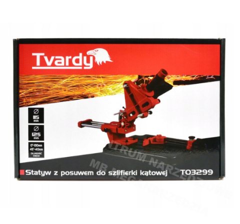 TVARDY Statyw z posuwem do szlifierki kątowej 125M TVARDY Statyw z posuwem do szlifierki kątowej 125M