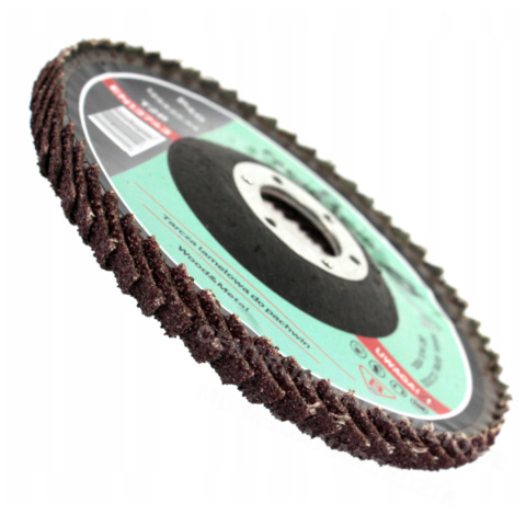 FALON-TECH Tarcza lamelowa do pachwin 125mm P60 FALON-TECH Tarcza lamelowa do pachwin 125mm P60