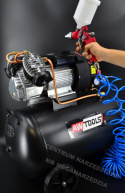 AWTOOLS Sprężarka olejowa ZVA-50L V wydajność 370 l/min. zbiornik 50l