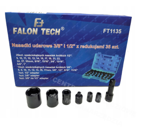 FT1135 KPL. NASADEK CALOWE I METR. 35sz 3/8 i 1/2 FT1135 KPL. NASADEK CALOWE I METR. 35sz 3/8 i 1/2