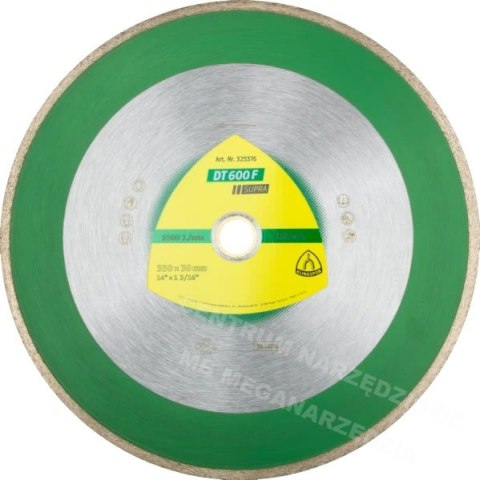 KLINGSPOR TARCZA DIAMENTOWA PEŁNA 250mm x 1,9mm x 30/25,4mm DT600F DO CERAMIKI KLINGSPOR TARCZA DIAMENTOWA PEŁNA 250mm x 1,9mm x 30/25,4mm DT600F DO CERAMIKI