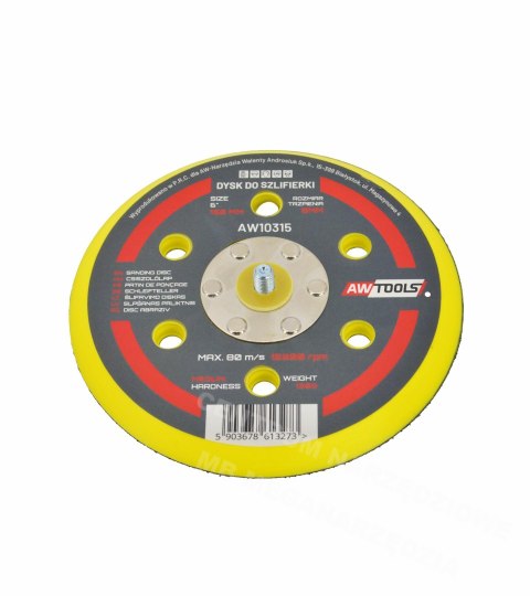 AW DYSK DO SZLIFIERKI MIMOŚRODOWEJ PNEUMATYCZNEJ 125mm AW DYSK DO SZLIFIERKI MIMOŚRODOWEJ PNEUMATYCZNEJ 125mm