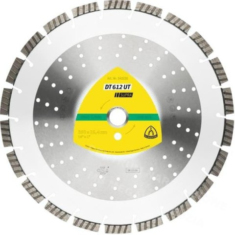 KLINGSPOR tarcza diamentowa segmentowa 350mm x 3,0mm x 25,4mm DT612UT KLINGSPOR tarcza diamentowa segmentowa 350mm x 3,0mm x 25,4mm DT612UT