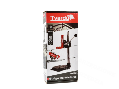 TVARDY Statyw na wiertarkę 43MM 400MM reg.kąta pionowego TVARDY Statyw na wiertarkę 43MM 400MM reg.kąta pionowego