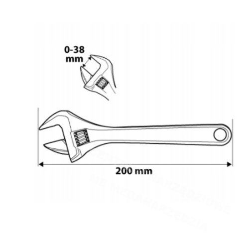 NEO TOOLS Klucz nastawny 200mm NEO TOOLS Klucz nastawny 200mm