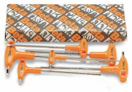 BETA KOMPLET KLUCZY TRZPIENIOWYCH KĄTOWYCH, SZEŚCIOKĄTNYCH Z RĘKOJEŚCIĄ 96T, 2-10MM, 6 SZTUK