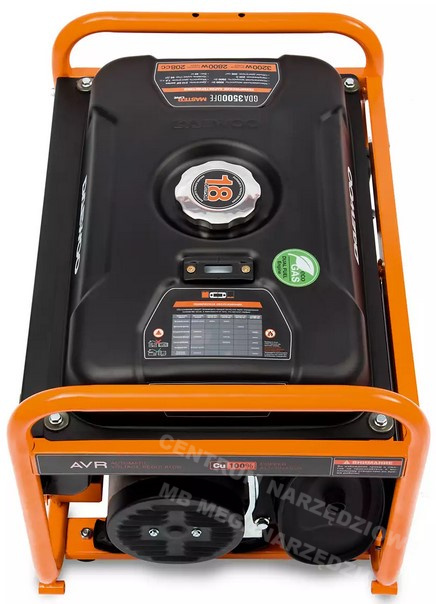 DAEWOO AGREGAT 3200W GDA 3500DFE HYBRYDA DAEWOO AGREGAT 3200W GDA 3500DFE HYBRYDA