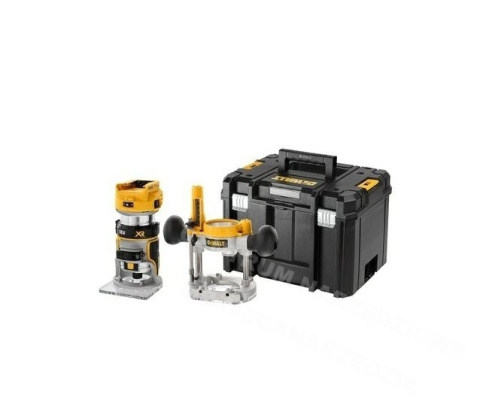 DEWALT Frezarka 18V 2w1 8mm TSTAK DCW604NT (bez akumulatorów i ładowarki) DEWALT Frezarka 18V 2w1 8mm TSTAK DCW604NT (bez akumulatorów i ładowarki)