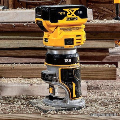 DEWALT Frezarka 18V 2w1 8mm TSTAK DCW604NT (bez akumulatorów i ładowarki) DEWALT Frezarka 18V 2w1 8mm TSTAK DCW604NT (bez akumulatorów i ładowarki)