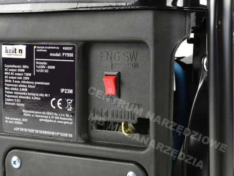 KETLIN K00257 Agregat prądotwórczy 720W KETLIN K00257 Agregat prądotwórczy 720W