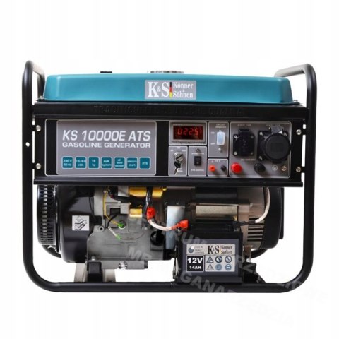 KÖNNER & SÖHNEN Generator Prądotwórczy Benzynowy 7,5kw 230v Ks 10000e Ats, Rozruch Elektryczny KÖNNER & SÖHNEN Generator Prądotwórczy Benzynowy 7,5kw 230v Ks 10000e Ats, Rozruch Elektryczny