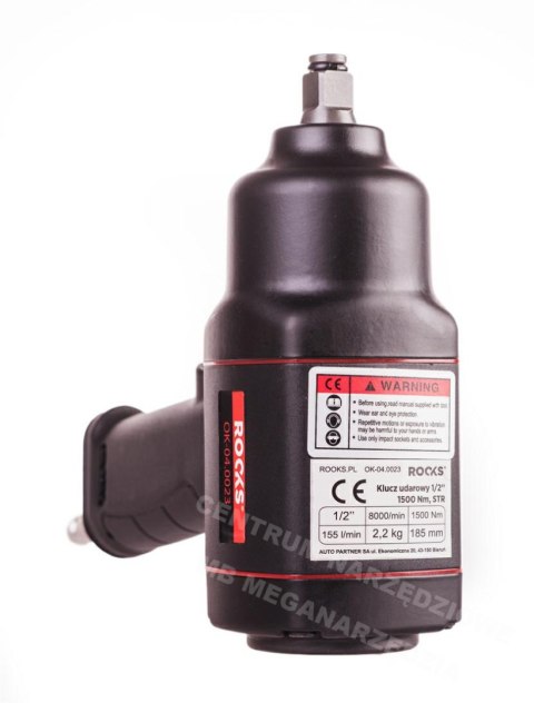 ROOKS KLUCZ UDAROWY PNEUMATYCZNY 1/2" 1500Nm ROOKS KLUCZ UDAROWY PNEUMATYCZNY 1/2" 1500Nm