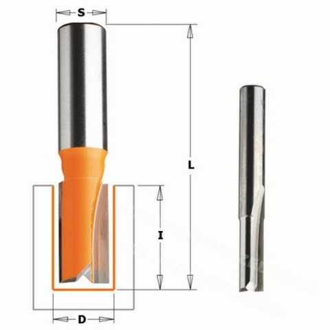 CMT Frez Prosty Krótki HM D=12 I=20 L=50 S=6,35 CMT Frez Prosty Krótki HM D=12 I=20 L=50 S=6,35