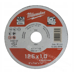 Milwaukee Metal Disc 125x1 CUTWSD41