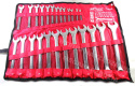 AWTOOLS ZESTAW KLUCZY 25SZT KLUCZE PŁASKO OCZKOWE 6-32mm MATOWE