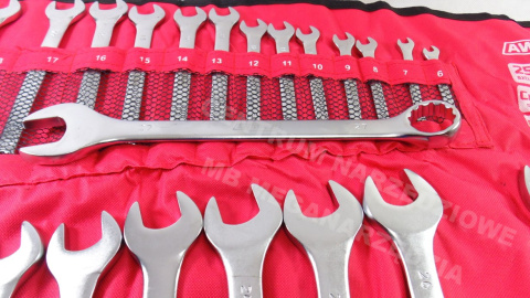 AWTOOLS ZESTAW KLUCZY 25SZT KLUCZE PŁASKO OCZKOWE 6-32mm MATOWE AWTOOLS ZESTAW KLUCZY 25SZT KLUCZE PŁASKO OCZKOWE 6-32mm MATOWE