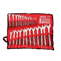 AWTOOLS ZESTAW KLUCZY 25SZT KLUCZE PŁASKO OCZKOWE 6-32mm MATOWE