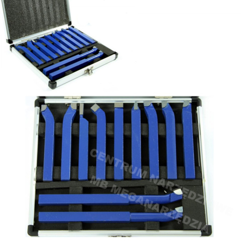 Noże tokarskie 10x10 mm 11 sztuk FT011010