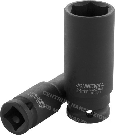 JONNESWAY Nasadka udarowa długa 17mm 1/2" CR-MO JONNESWAY Nasadka udarowa długa 17mm 1/2" CR-MO